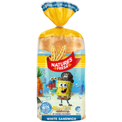 SPONGEBOB LOAF WHITE SANDWICH