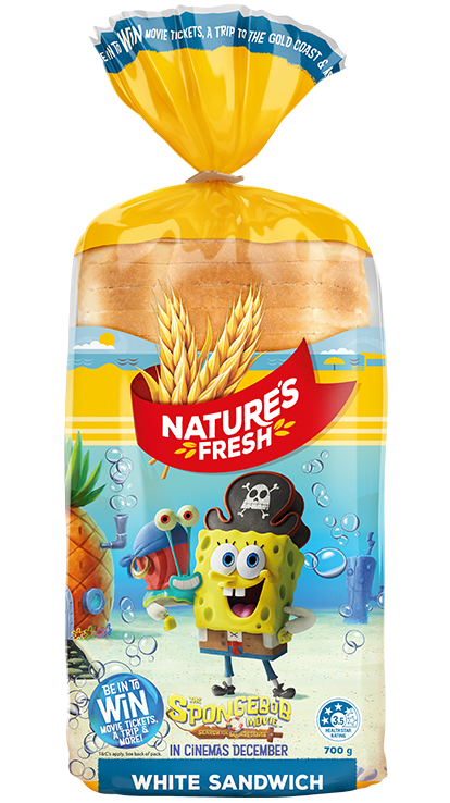 SPONGEBOB LOAF WHITE SANDWICH