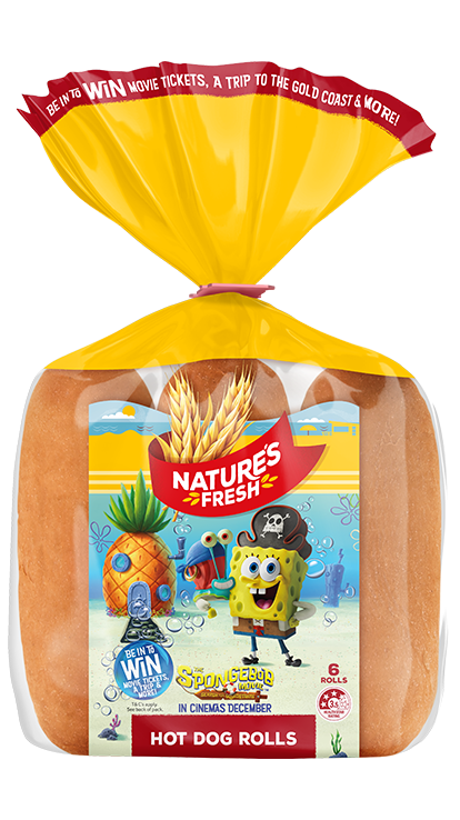 SPONGEBOB ROLLS HOTDOG